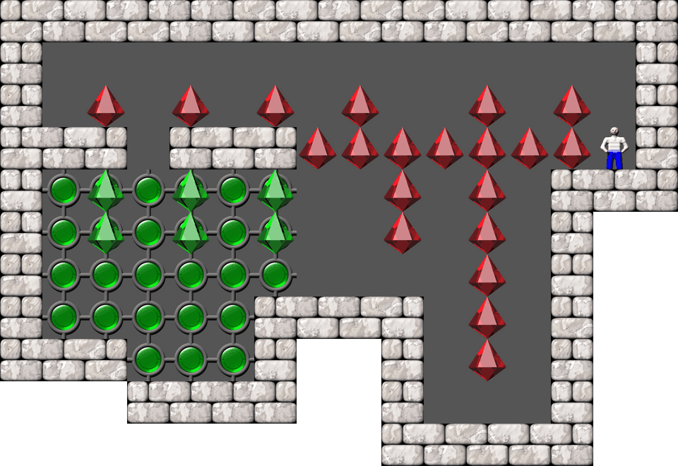 Sokoban Bugs collection 3 level 106